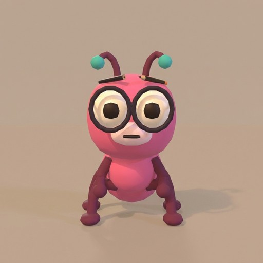Dot ant portrait