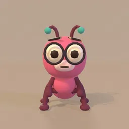 Dot ant 3D turntable spin